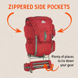Kelty Trekker 65 backpack - harness detail