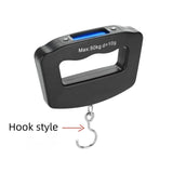 Kenhihi Portable Travel Luggage Electronic Scale, Digital LCD Hanging Box Weighing Scale 110 pounds/50 kilograms, Fishing, Luggage, Gifts (Hooks)