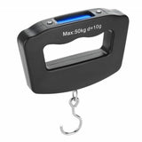 Kenhihi Portable Travel Luggage Electronic Scale, Digital LCD Hanging Box Weighing Scale 110 pounds/50 kilograms, Fishing, Luggage, Gifts (Hooks)