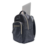Kenneth Cole REACTION Becca Water Resistant Travel Laptop Backpack with Padded 16 - Inch Laptop Compartment, Black
