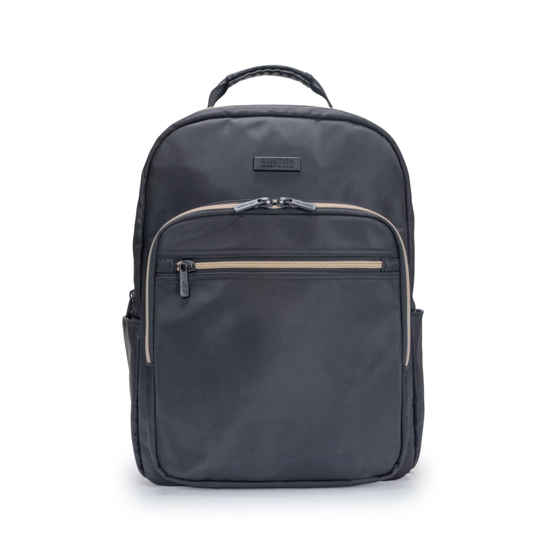 Kenneth Cole REACTION Becca Water Resistant Travel Laptop Backpack with Padded 16 - Inch Laptop Compartment, Black