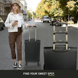 Kenneth Cole REACTION Chelsea Chevron Quilted Luggage, Black, 2 - Piece Set (20"/28")