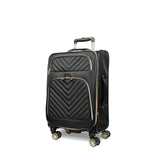 Kenneth Cole REACTION Chelsea Chevron Quilted Luggage, Black, 20 - Inch Carry On