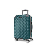 Kenneth Cole REACTION Diamond Tower Collection Lightweight Hardside Expandable 8 - Wheel Spinner Travel Luggage, Deep Teal, 2 - Piece Set (20" & 28")