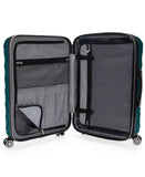 Kenneth Cole REACTION Diamond Tower Collection Lightweight Hardside Expandable 8 - Wheel Spinner Travel Luggage, Deep Teal, 2 - Piece Set (20" & 28")