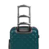 Kenneth Cole REACTION Diamond Tower Collection Lightweight Hardside Expandable 8 - Wheel Spinner Travel Luggage, Deep Teal, 3 - Piece Set (20", 24", & 28")