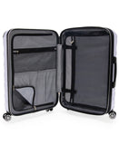 Kenneth Cole REACTION Diamond Tower Collection Lightweight Hardside Expandable 8 - Wheel Spinner Travel Luggage, Lavender, 20 - Inch Checked