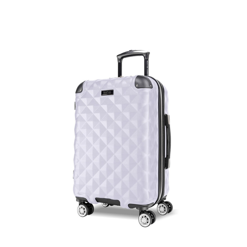 Kenneth Cole REACTION Diamond Tower Collection Lightweight Hardside Expandable 8 - Wheel Spinner Travel Luggage, Lavender, 20 - Inch Checked