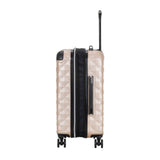 Kenneth Cole REACTION Diamond Tower Collection Lightweight Hardside Expandable 8 - Wheel Spinner Travel Luggage, Rose Gold, 20 - Inch Carry On