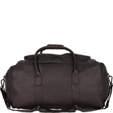 Kenneth Cole REACTION Duff Guy Colombian Leather 20" Single Compartment Top Load Travel Duffel Bag, Black