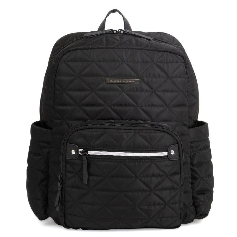 Kenneth Cole REACTION Emma Women's Backpack 15" Laptop Bag for Work, High School, College, Travel, Black Diamond
