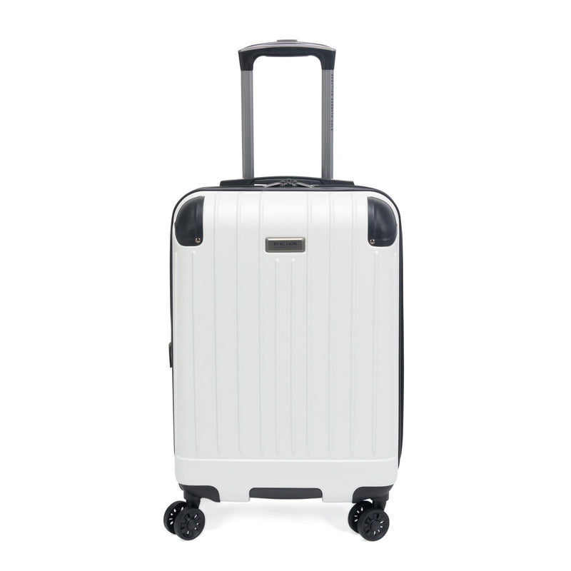 Kenneth Cole Reaction Flying Axis 20" Hardside Expandable 8 - Wheel Spinner Carry - On Suitcase, Coconut White