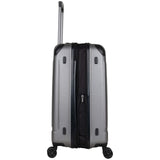 Kenneth Cole Reaction Flying Axis 24" Hardside Expandable 8 - Wheel Spinner Check - Size Luggage, Silver