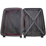 Kenneth Cole Reaction Flying Axis 28" Hardside Expandable 8 - Wheel Spinner Check - Size Luggage, Silver