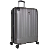 Kenneth Cole Reaction Flying Axis 28" Hardside Expandable 8 - Wheel Spinner Check - Size Luggage, Silver