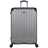 Kenneth Cole Reaction Flying Axis 28" Hardside Expandable 8 - Wheel Spinner Check - Size Luggage, Silver