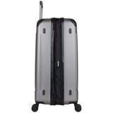 Kenneth Cole Reaction Flying Axis 28" Hardside Expandable 8 - Wheel Spinner Check - Size Luggage, Silver