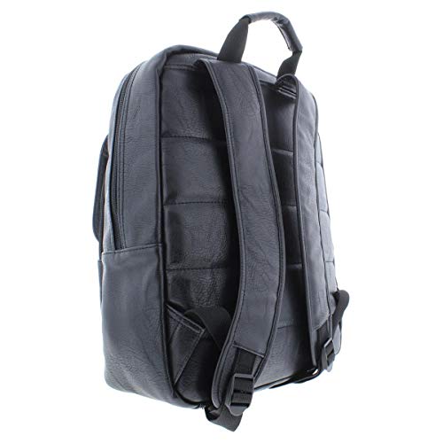 Kenneth Cole Reaction Lightweight Faux Leather Collection, Black