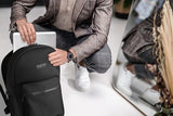 Kenneth Cole REACTION Logan Classic Neoprene Laptop Travel Work Backpack Bag, Black