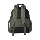 Kenneth Cole REACTION Madison Square Lightweight Hardside Chevron Expandable Spinner Luggage, Olive, 2 - Piece (20" Carry On + Sophie Backpack)