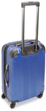 Kenneth Cole REACTION Out of Bounds Lightweight Hardshell 4 - Wheel Spinner Luggage, Cobalt Blue, 24 - Inch Checked