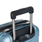 Kenneth Cole REACTION Out of Bounds Lightweight Hardshell 4-Wheel Spinner Luggage, Granite Blue, 20-Inch Carry On