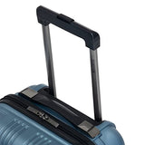 Kenneth Cole REACTION Out of Bounds Lightweight Hardshell 4-Wheel Spinner Luggage, Granite Blue, 20-Inch Carry On