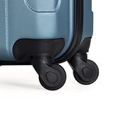 Kenneth Cole REACTION Out of Bounds Lightweight Hardshell 4-Wheel Spinner Luggage, Granite Blue, 20-Inch Carry On