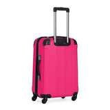 Kenneth Cole REACTION Out of Bounds Lightweight Hardshell 4 - Wheel Spinner Luggage, Magenta, 24 - Inch Checked
