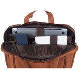 Kenneth Cole REACTION Out Of The Bag Manhattan Colombian Leather RFID 15.6" Laptop Briefcase, Cognac