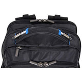 Kenneth Cole Reaction ProTec Business Travel Backpack Triple Compartment 17” Laptop Computer RFID Work, School, & Travel Bookbag, Black