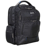Kenneth Cole Reaction ProTec Business Travel Backpack Triple Compartment 17” Laptop Computer RFID Work, School, & Travel Bookbag, Black | Backpacks4Less
