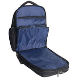 Kenneth Cole Reaction ProTec Travel Business Backpack 17" Laptop Computer TSA Checkpoint - Friendly Bookbag With USB Port, Black
