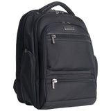 Kenneth Cole Reaction ProTec Travel Business Backpack 17" Laptop Computer TSA Checkpoint - Friendly Bookbag With USB Port, Black