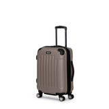Kenneth Cole REACTION Renegade Luggage Expandable 8 - Wheel Spinner Lightweight Hardside Suitcase, Champagne, 20 - Inch Carry On