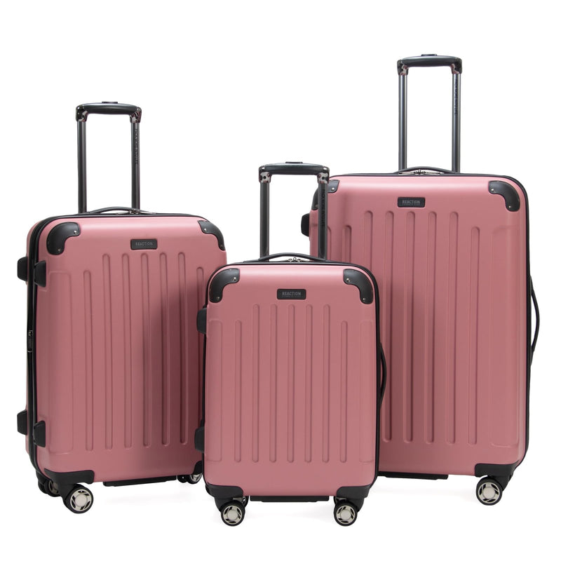 Kenneth Cole REACTION Renegade Luggage Expandable 8 - Wheel Spinner Lightweight Hardside Suitcase, Peony, 3 - Piece Set (20"/24"/28")