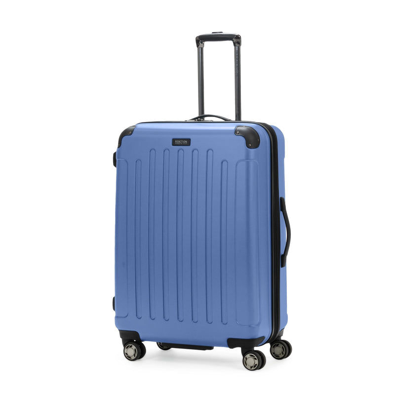 Kenneth Cole REACTION Renegade Luggage Expandable 8 - Wheel Spinner Lightweight Hardside Suitcase, Periwinkle Blue, 28 - Inch Checked