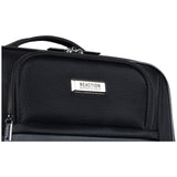Kenneth Cole REACTION Rugged Roamer Lightweight Softside Expandable 8 - Wheel Spinner Luggage, Black, 2 - Piece (20” Carry - On/28” Check Size)
