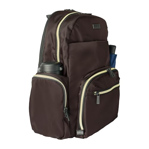 Kenneth Cole REACTION Sophie Backpack, Chocolate Brown, 15" Laptop