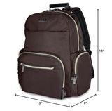 Kenneth Cole REACTION Sophie Backpack, Chocolate Brown, 15" Laptop
