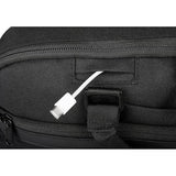 Kenneth Cole Recycled Polyester Slim 16" Laptop Business Briefcase, Black