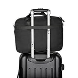 Kenneth Cole Recycled Polyester Slim 16" Laptop Business Briefcase, Black