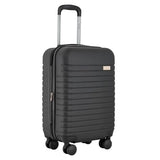 kensie 22" Graceful Hardside Carry - On Luggage, Black