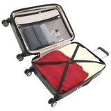 kensie 3 Piece Luggage Set, Black