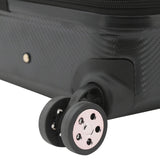 kensie 3 Piece Luggage Set, Black