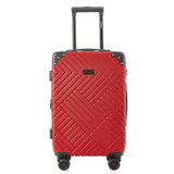 kensie 3 Piece or 20" Tigard Luggage Set, Red, 3 Piece (28"/24"/20")