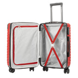 kensie 3 Piece or 20" Tigard Luggage Set, Red, 3 Piece (28"/24"/20")