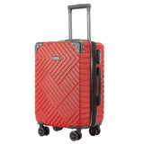 kensie 3 Piece or 20" Tigard Luggage Set, Red, 3 Piece (28"/24"/20")