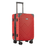 kensie 3 Piece or 20" Tigard Luggage Set, Red, 3 Piece (28"/24"/20")