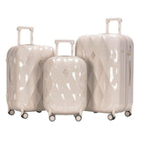 kensie Enchanting 3 Piece Luggage Set, Fog